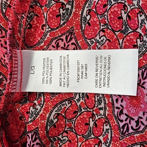 Patterned pullover blouse - Picture 4 of 4